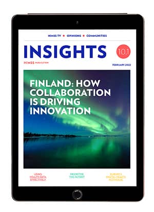 Cover of HIMMS Insights ebook on Finnish health innovation