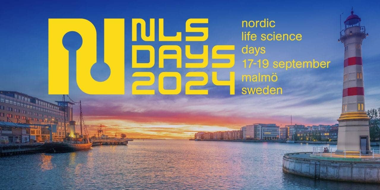 NLSDays 2024 event banner with logo, the date of the event and Malmö in the background